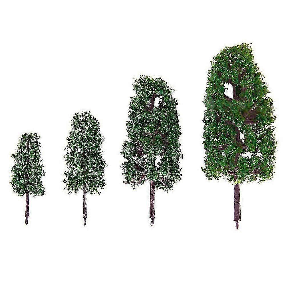 Green Landscape Tree Model Tree for Scenery 20Pcs Pack