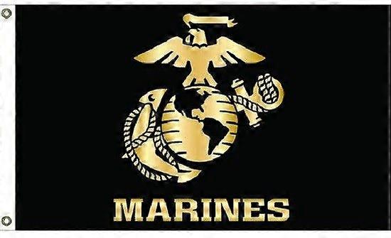 USMC-Logo, Marines-Flagge FG 1224