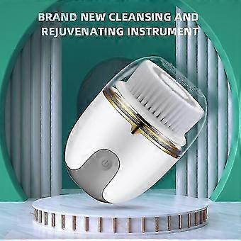 Facial Cleaning Brush Electric Facial Exfoliating Massage Brush 3 Cleaning Heads compatible with Deep Cleaning To Remove Blackheads