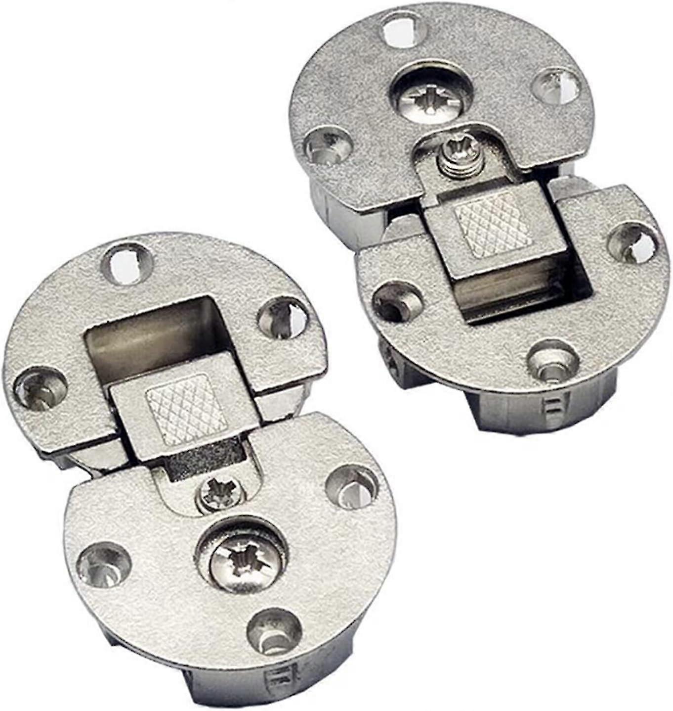 (2 Pieces) 90-Degree Flap Hinge Adjustable Cabinet Door Hidden Hinge Special Table Pull-Down Hinge Flat Hinge