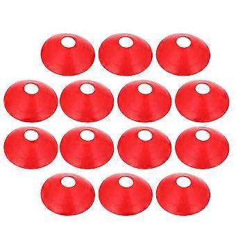 Cônes de football d'entraînement en extérieur, 28 pièces, couleur rouge