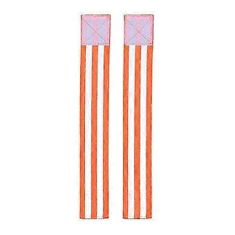 Orange Reflective Elastic Band High Visibility Strap for Sports 2Pcs