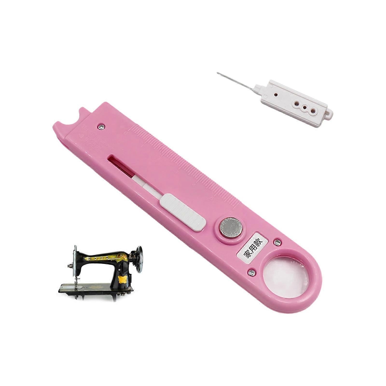 Multipurpose Needle Threader Tool Portable Designs for Sewing Craft and Repairs Multicolor