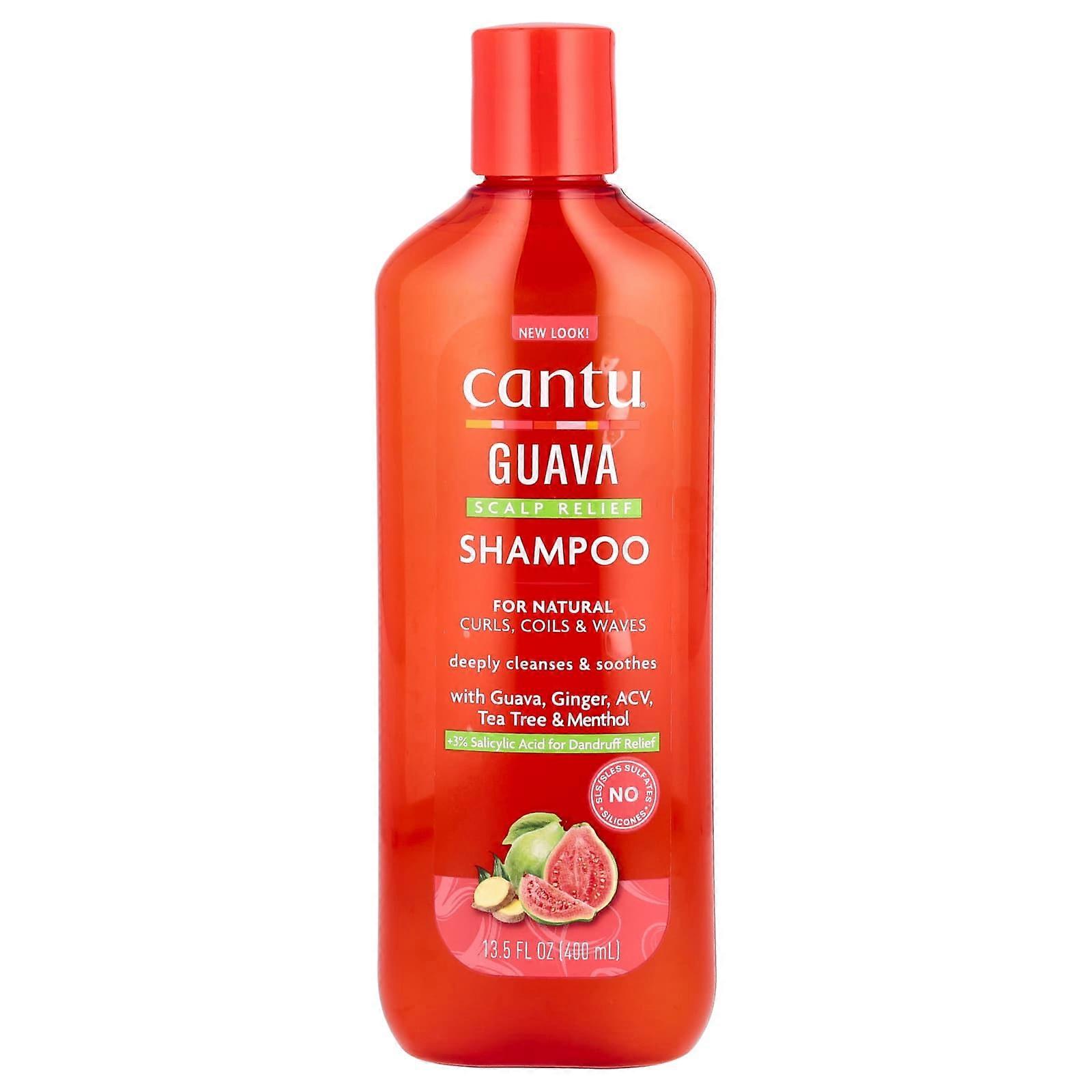 Cantu, Scalp Relief Shampoo, Guava, 13.5 fl oz (400 ml), 3-Pack