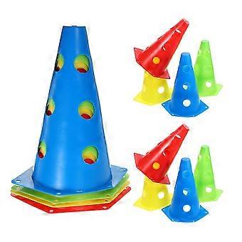 Cones Soccer Sports Plastic Soccer Cones Red 12Pcs