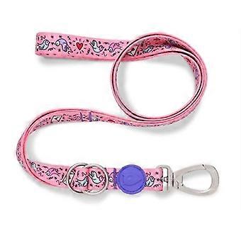 More adjustable dog collar pink 75-230x1.5 cm