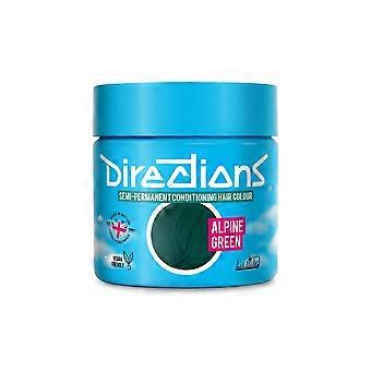 2 X La Riche Directions Semi-Permanent Hair Color 88ml Tubs - Alpine Green