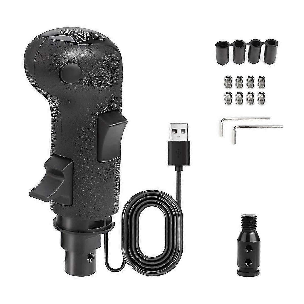 USB Shifter Knob for Logitech G29/G923 & Thrustmaster TH8A