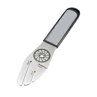 Llave de corrección de hueco del disco de bicicleta para el freno de disco de la bicicleta Herramienta de reparación de disco de acero inoxidable Accesorios de ciclismo de montaña
