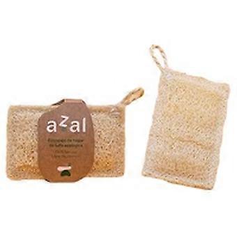 Luffa sponge with ergonomic handle. 12X7cm 1 unit