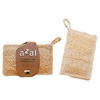 Luffa sponge with ergonomic handle. 12X7cm 1 unit