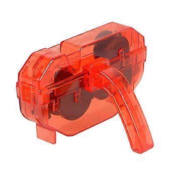 Portable Bicycle Chain Cleaner Bike Clean Machine Brushes Scrubber Wash Tool