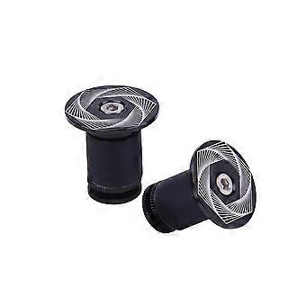 Risk Mountainbike Fiets Compatibel met Tafel Stuur Rubberen Handvatten Bar End Grips (Circinate)