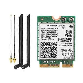 AX211NGW WiFi 6E Tri Band 2.4G/5G/6Ghz Wireless Network Card Bluetooth 5.3 AX211 M.2 CNVio Wifi Wireless Card