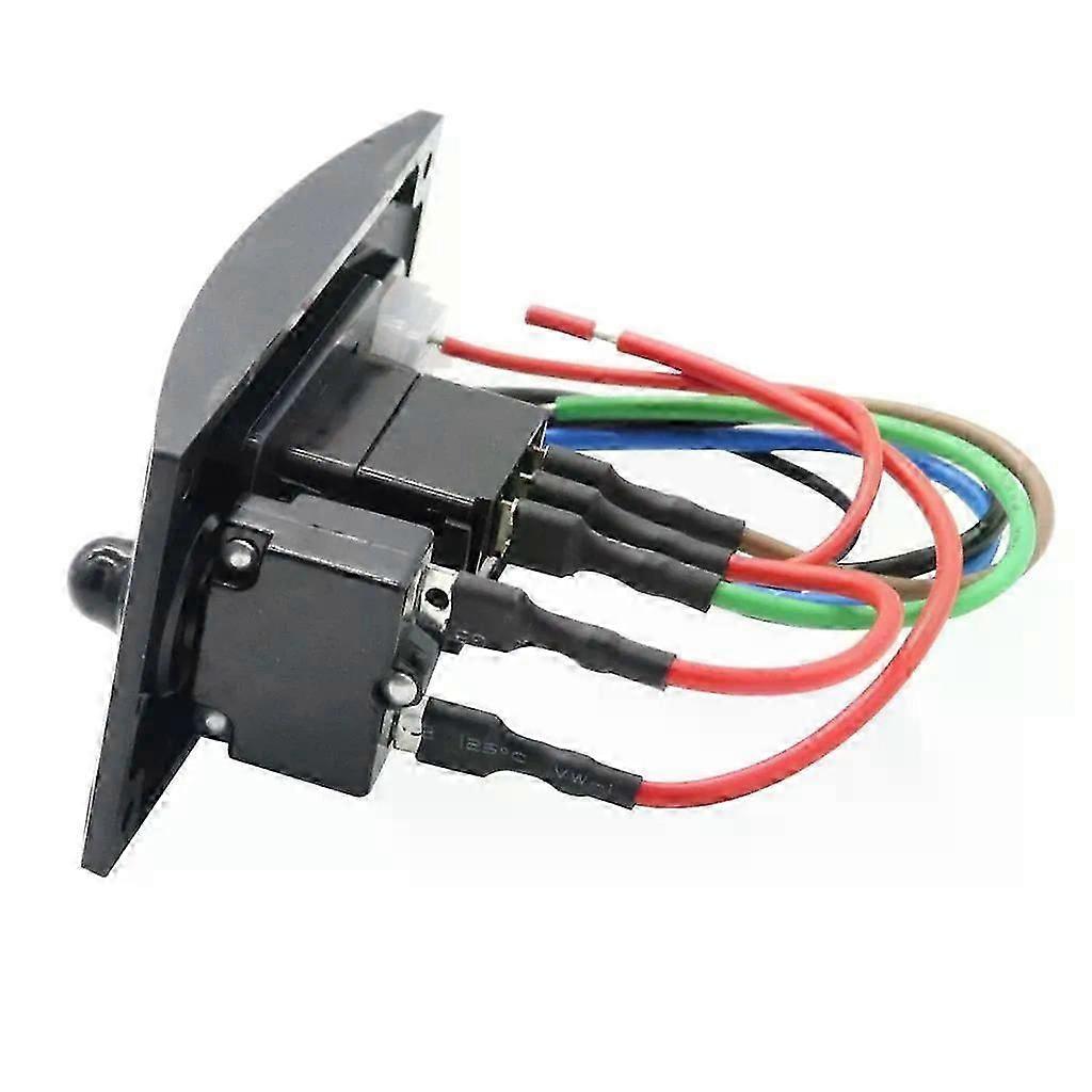 Three-Way Bilge Pump Panel Rocker Switch Automatic/Off/Manual with Built in 20A