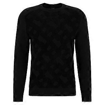 Boss Herr Regular Raglan Långärmad Casual Tröja