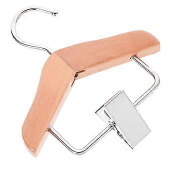 Small Pet Hangers for Clothes Drying 5Pcs Wood Dog Clothing Hanger