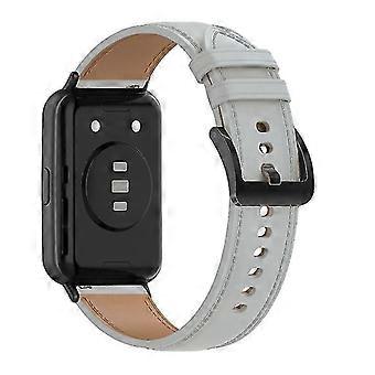 For Huawei Watch Fit 2 Genuine Leather Smart Watch Strap Replacement Adjustable Wrist Band