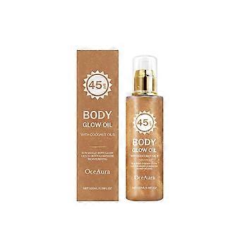OceAura Coconut Sparkling Protective Oil Is An Outdoor Protective, Refreshing, Non-Greasy, Moisturizing, Shiny And High-Gloss Skin Oil