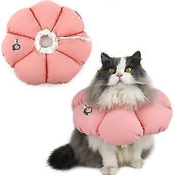 Cat Cone Collar,Cute Waterproof Elizabethan e Collar for Cats,Anti-Bite Lick Wound Healing Safety Cat Recovery Collar,All-Season Style