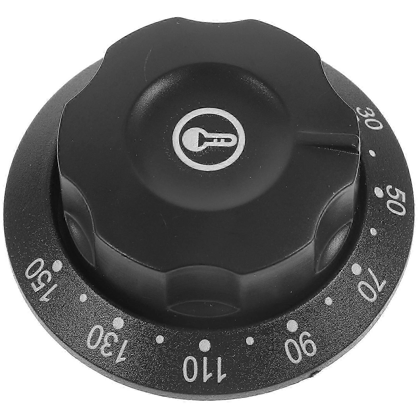 Black Plastic Oven Control Knob Replacement with Precision Temperature Control 1 Pack