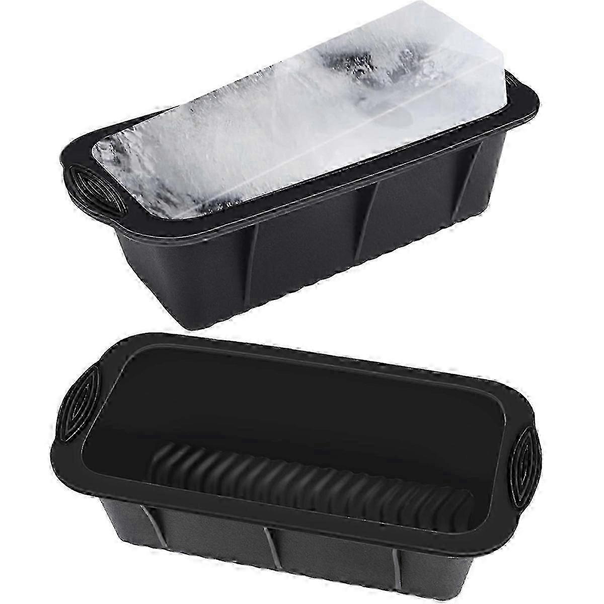 2-Piece Mold for Making Extra Large Ice Blocks