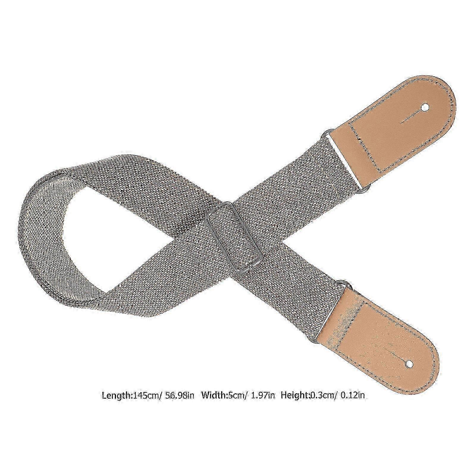 Bass Guitar Strap Adjustable Length compatible with Guitar Players Comcompatible withtable Material 1 Set