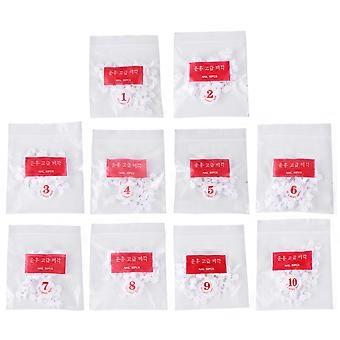 Fransk negleklistermærke Fransk manicure tips tape klistermærke guide sæt 1 pakke