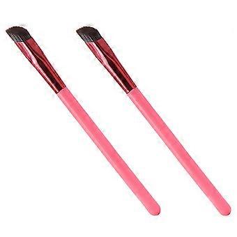 Angled Eyebrow Brush Rosy Brush for Makeup Eyebrow 2Pcs Set