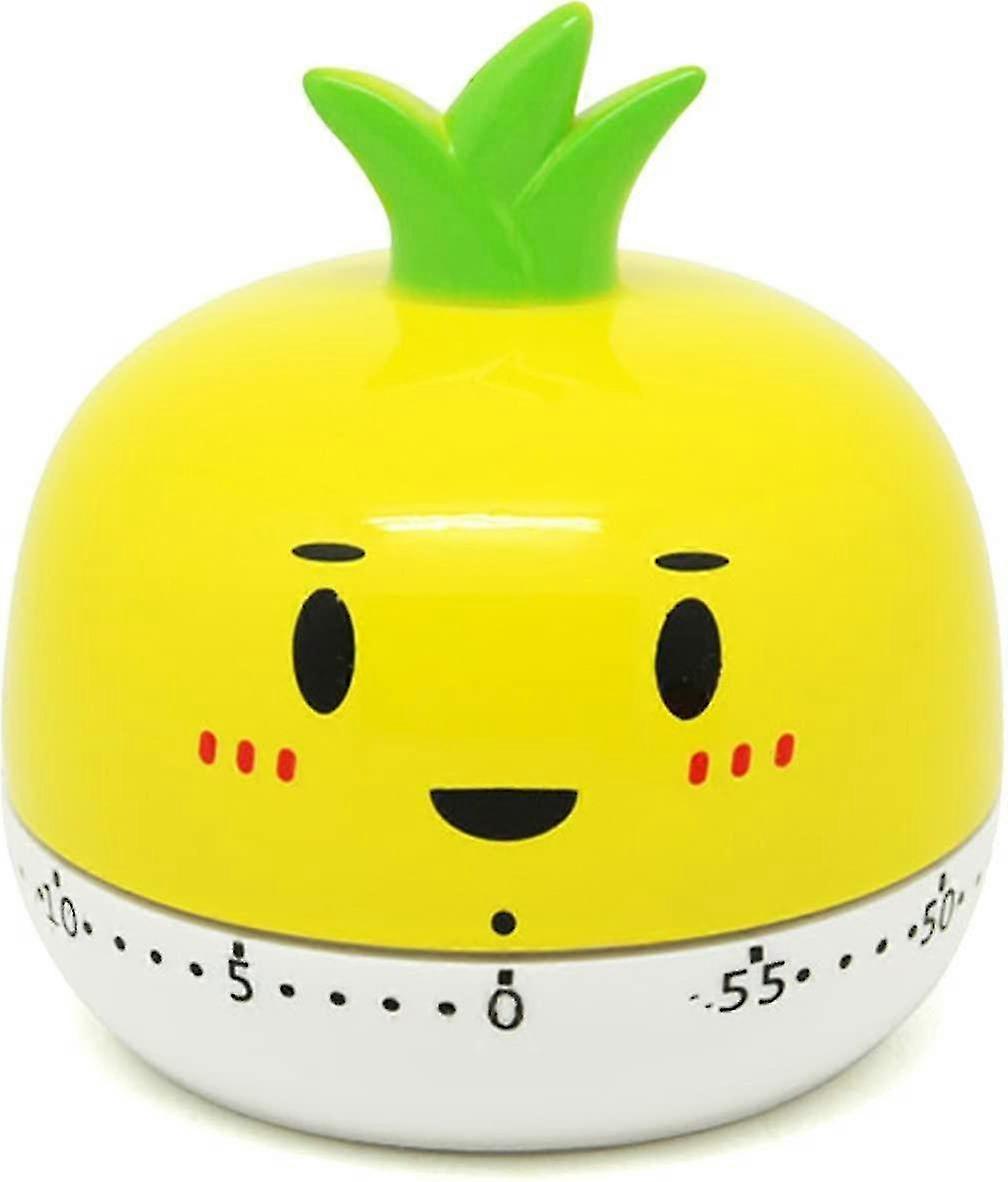 Cute Kitchen Timer Cartoon Kitchen Timer Plastic Cooking Timer Mechanical With Countdown Pineapple Shape