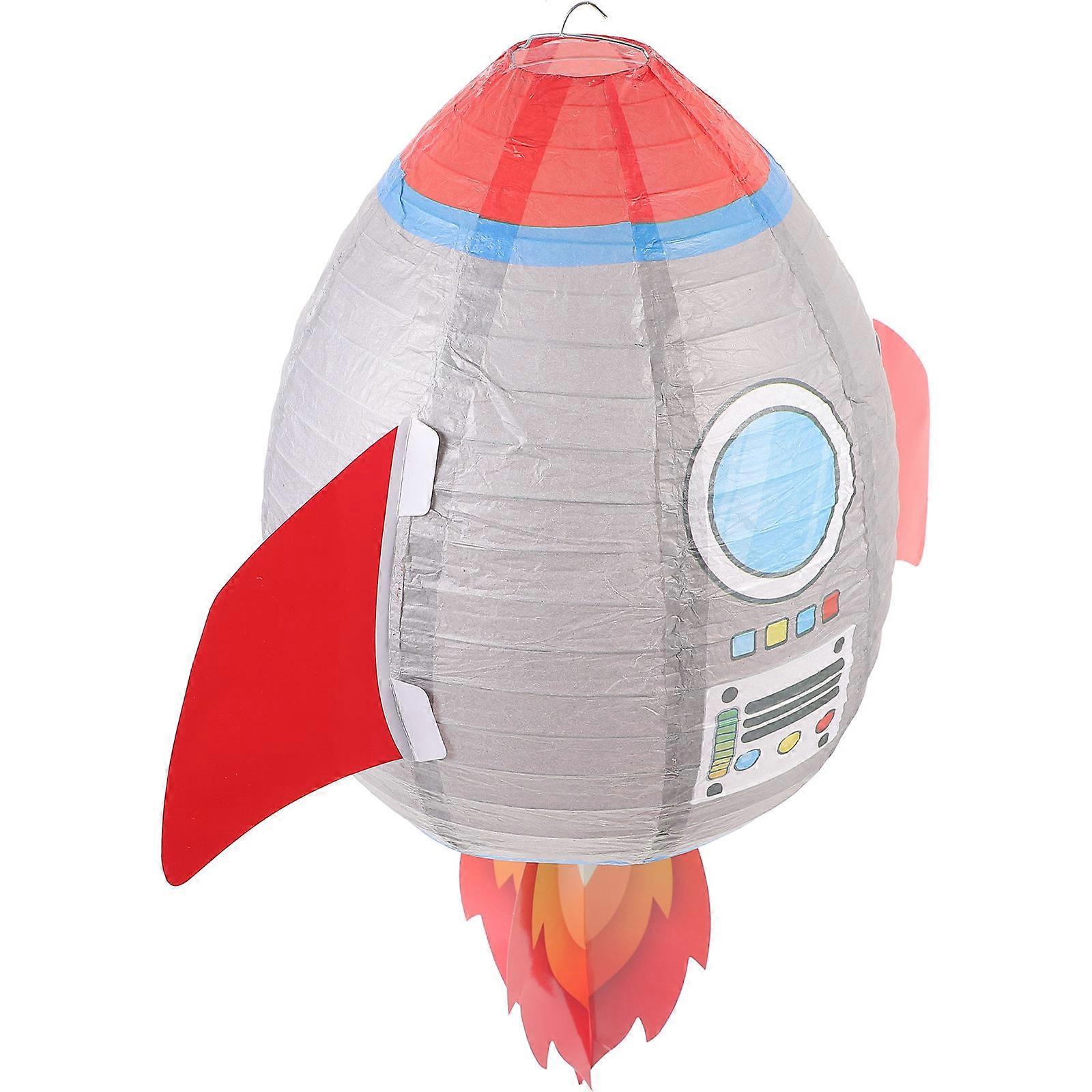 Paper Lantern Rocket Decoration Lantern for Hanging Space Theme