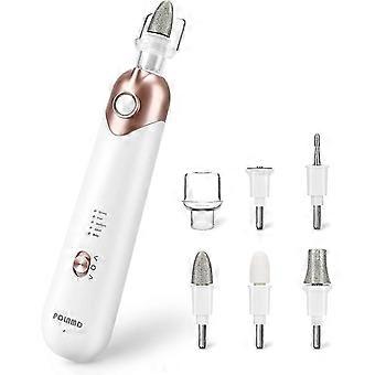 Snoerloze manicure- en pedicureset, oplaadbaar, 5 snelheden, LED-licht, nagelboor voor thuis