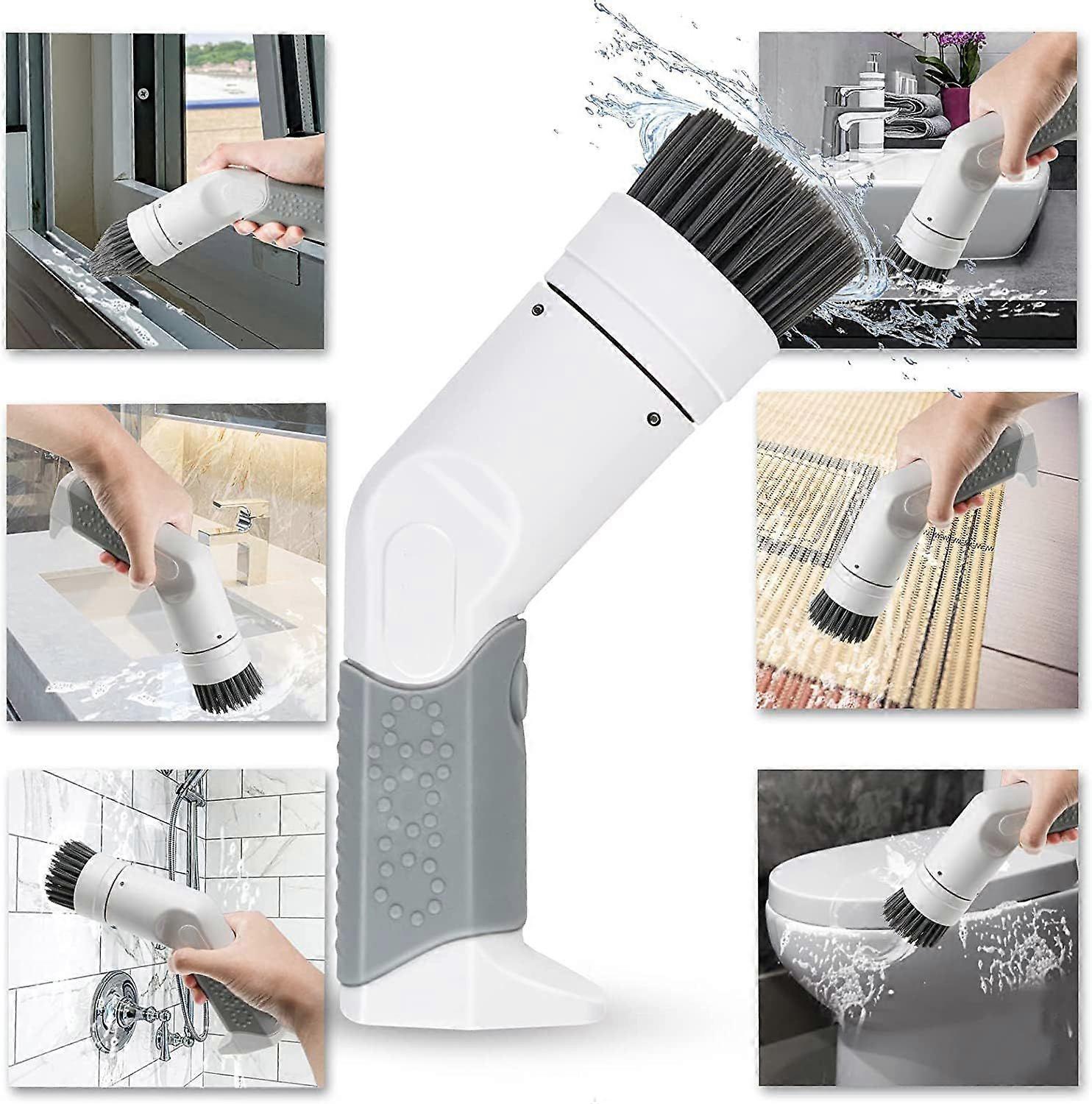Wireless Power Scrubber Cleaning Brush - 3 Interchangeable Heads