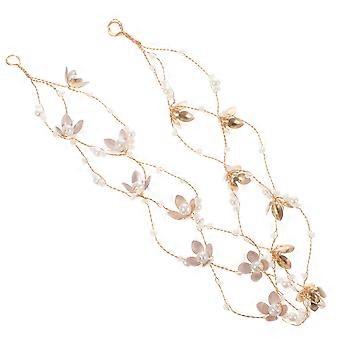 Bridal Headband Pearl Wedding Headwear for Women Use with Silver Color