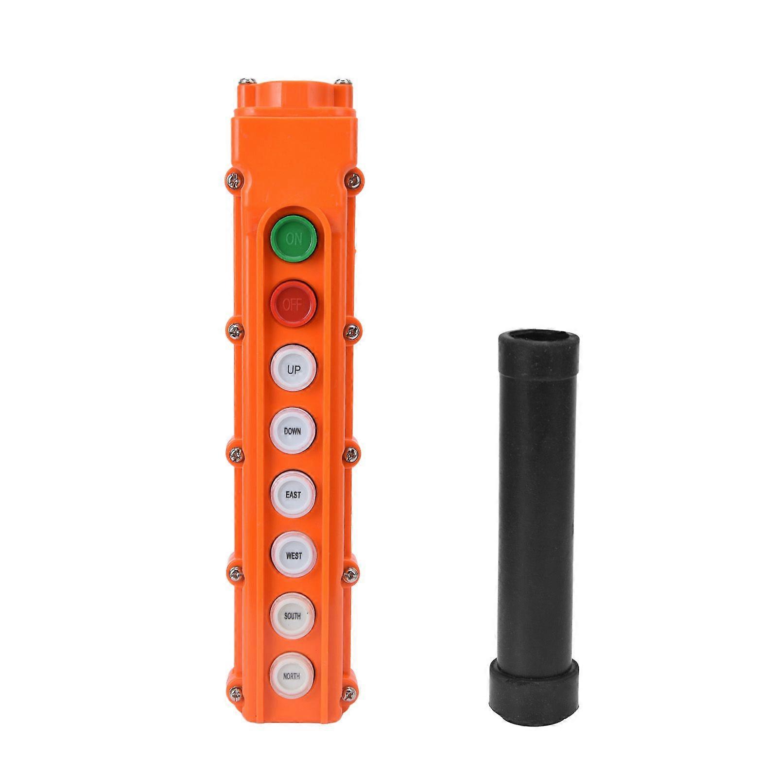 Crane Remote Control Hoist Switch Push Button Box Controller Rainproof 220V/500V COB?63A