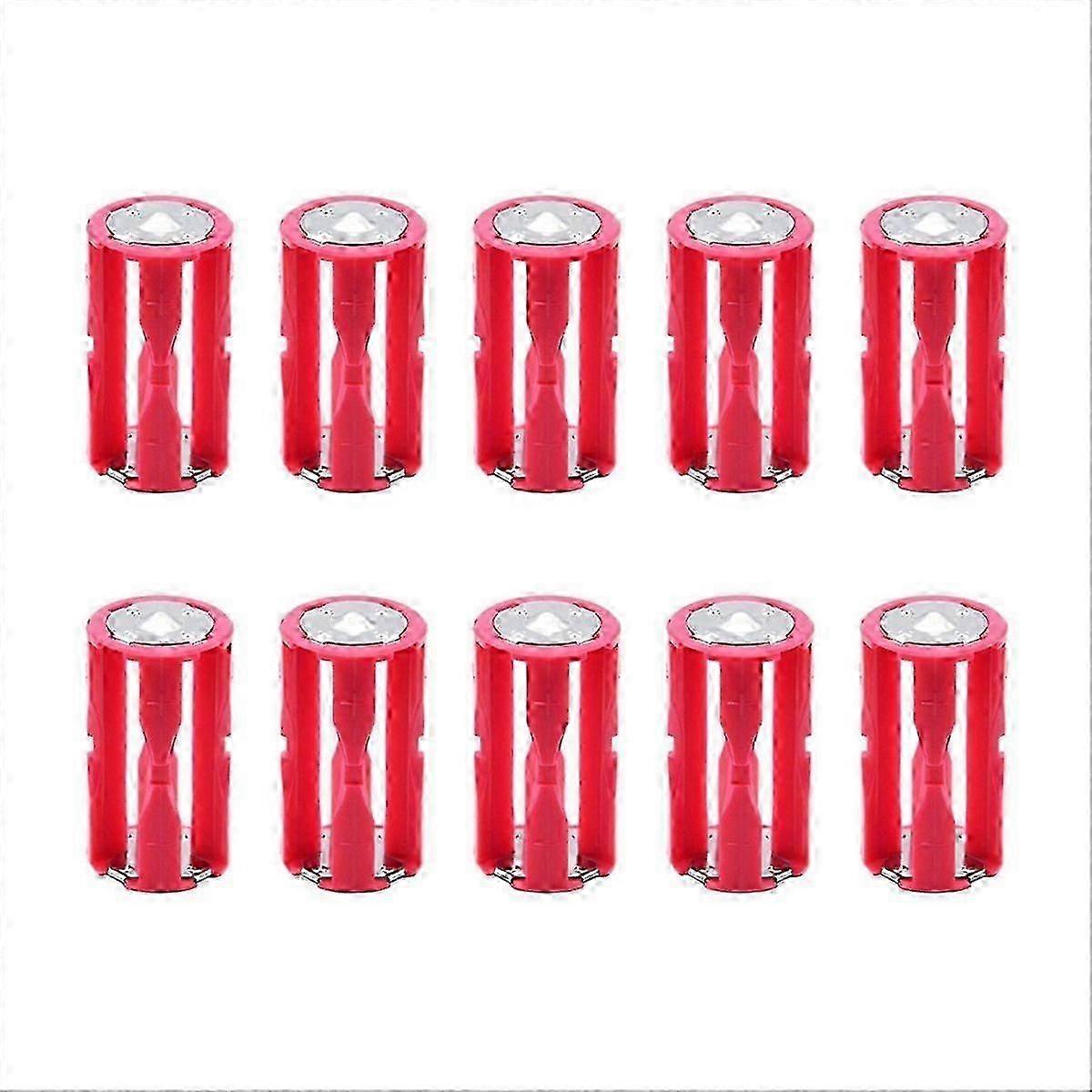 10pcs Parallel Battery Adapter Battery Holders Reusable Rustproof Convenient AAA to C Size Converter