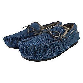 Dunlop - Heren mocassinpantoffels met traagschuim en kussens