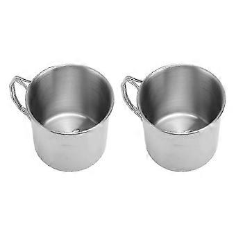 350ML Foldable Handle Stainless Steel Outdoor Travel Cup 26s_tj4 26-27