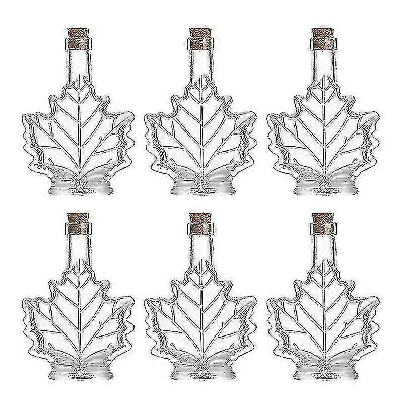 6pcs Maple Leaf Jar