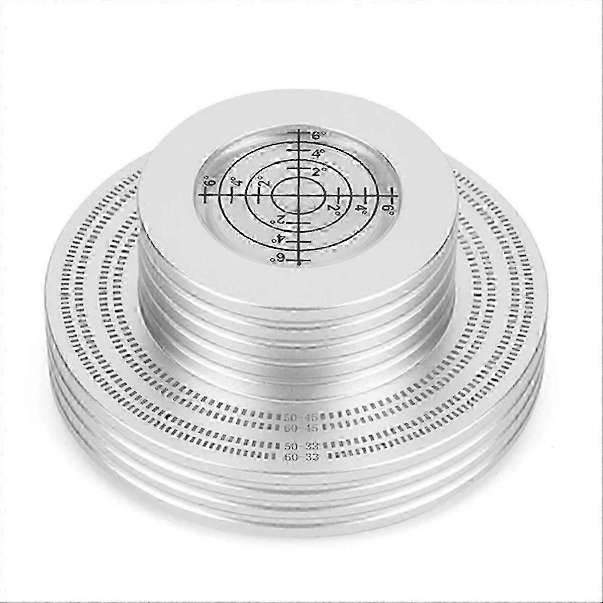 Bubble-Levelled Vinyl Record Clamp