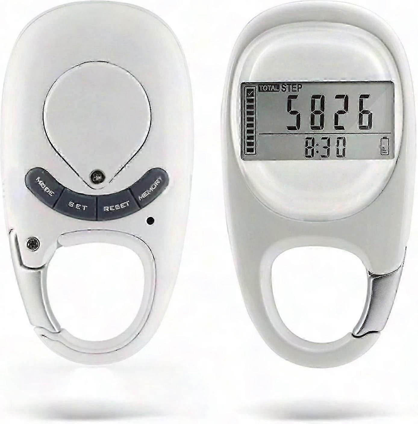 Pedometer with Clip for Accurate Step Tracking