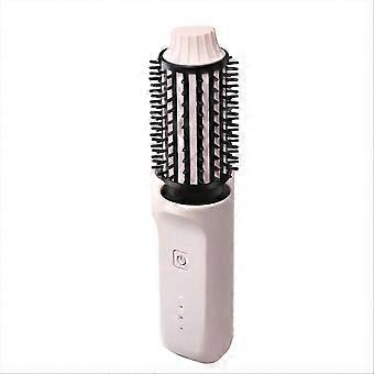 2-in-1 Smart Wireless Electric Comb for Straightening and Curling Hair, Large Capacity, Salon-Qualit_aa