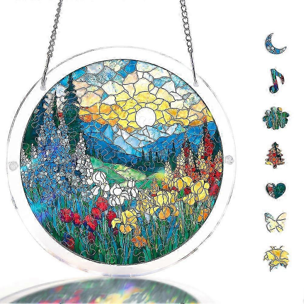 Acrylic Jigsaw Suncatcher Rainbow Refractor