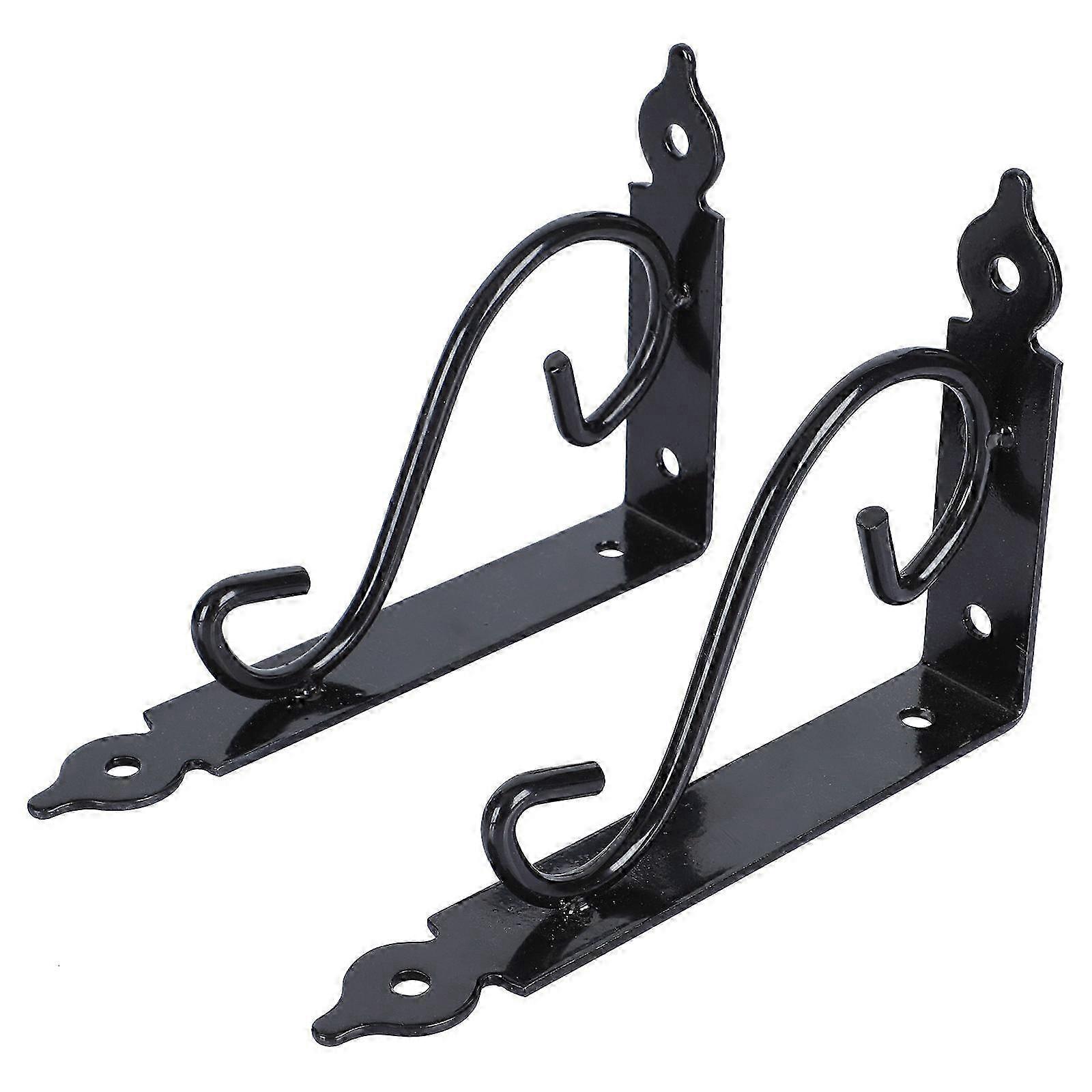 Round Iron Floating Shelf Supports