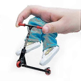 Fun Mini Ride-On, Alloy Finger Scooter Toy with Accessory Set for Kids Sports Party Favors