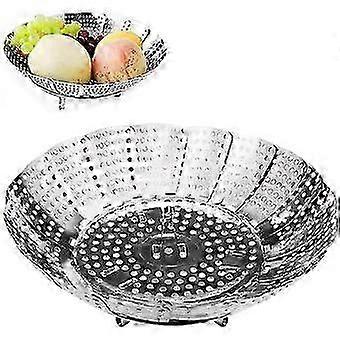 Vegetable Steamer With Steamer Insert Made Of Stainless Steel,foldable