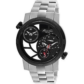 Kenneth Cole Transparenz Quarz Analog Man Uhr mit IKC9321 Edelstahl Armband
