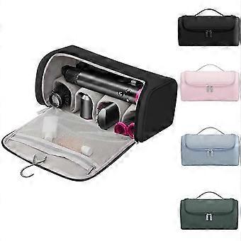 Portable hidden Hook Hair Dryer Box - Anti-Slip Hairdressing Tool Bag, Waterproof Large-Capacity Storage Bag Pink_HP
