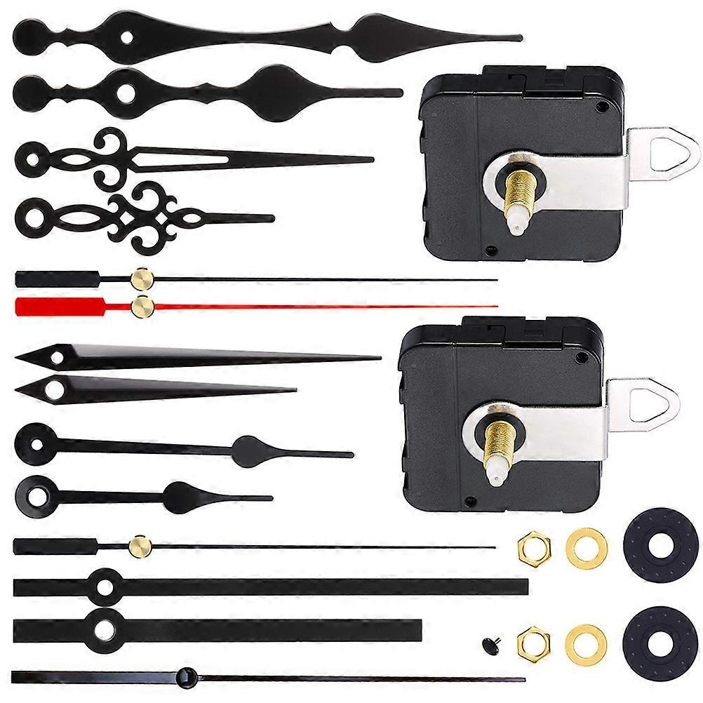 Quartz Clock Mechanism Sweep Movement 2Sets Durable Clock Accessories