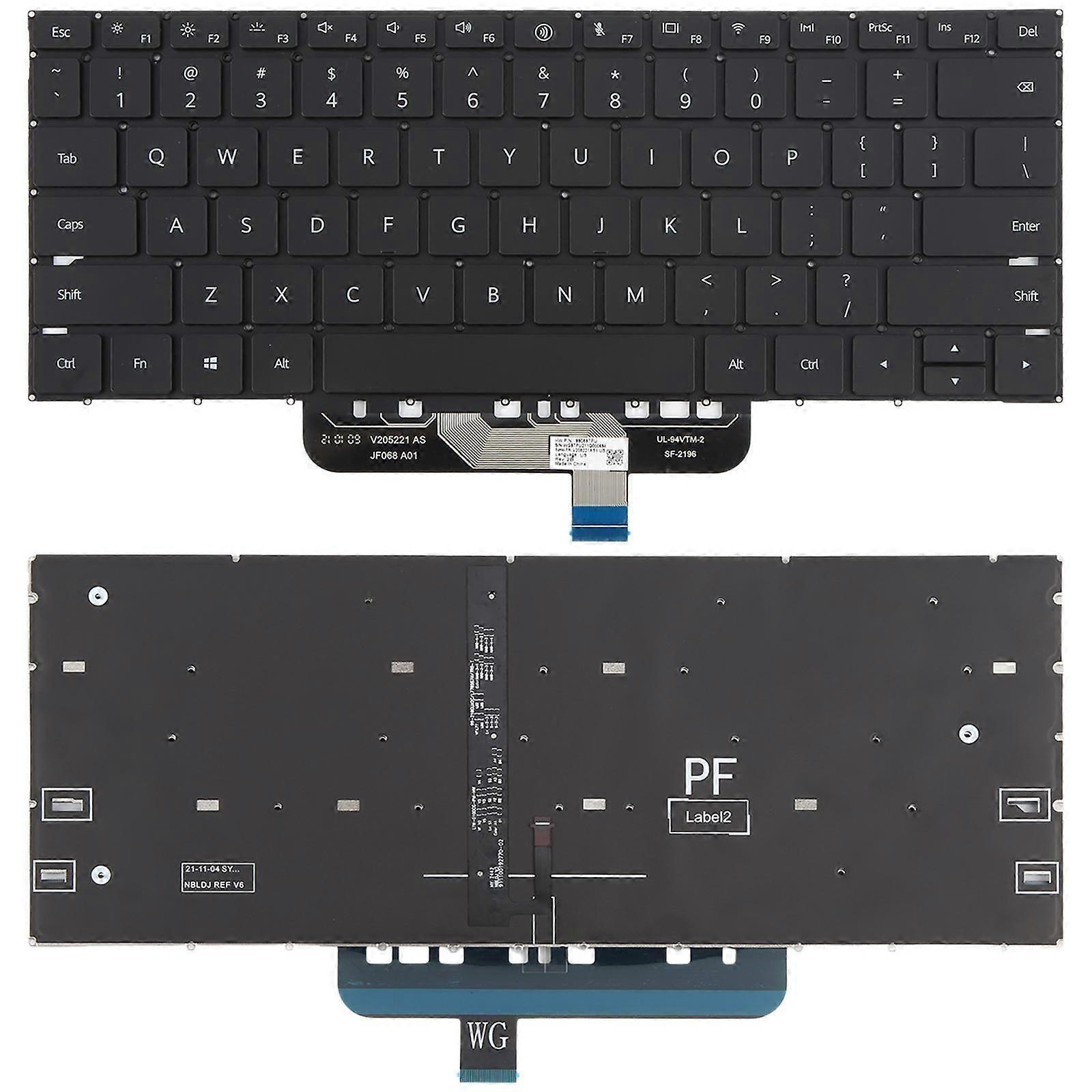 US Version Backlit Keyboard For Huawei MateBook 13s
